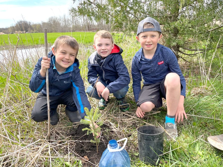 Arbor Day celebrated in Clifford post image