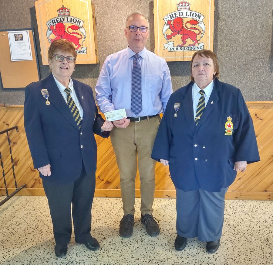 Royal Canadian Legion Branch of Arthur donates to Louise Marshall Hospital post image
