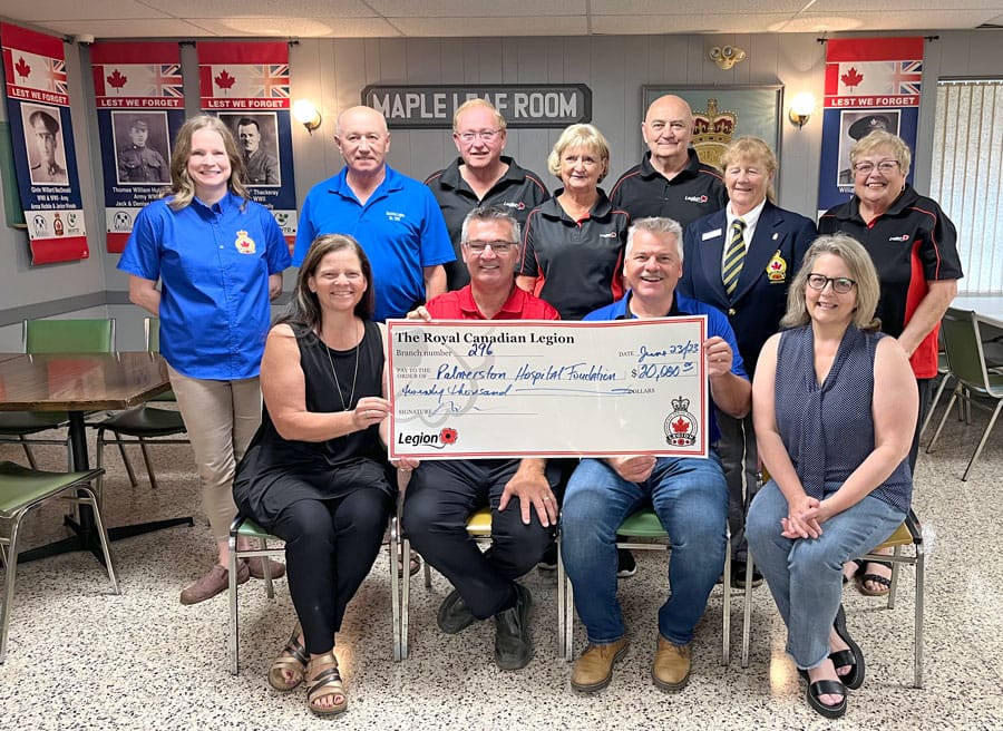 Harriston Legion donates to MRI campaign post image