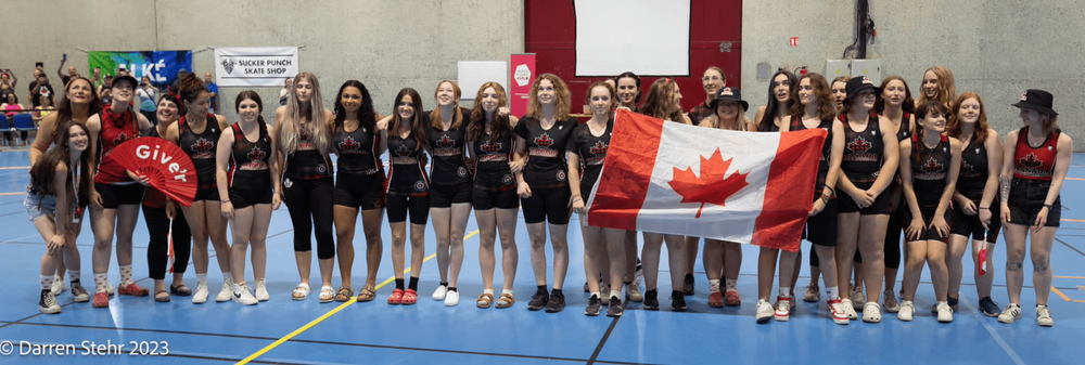 Team Canada junior roller derby takes bronze medal on world stage post image