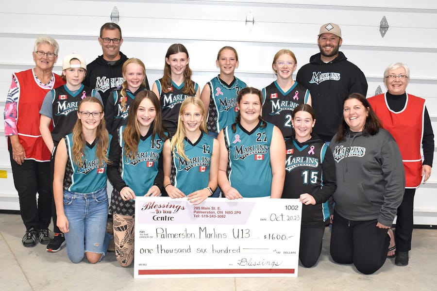 Marlins receive support from Blessings To You Centre post image