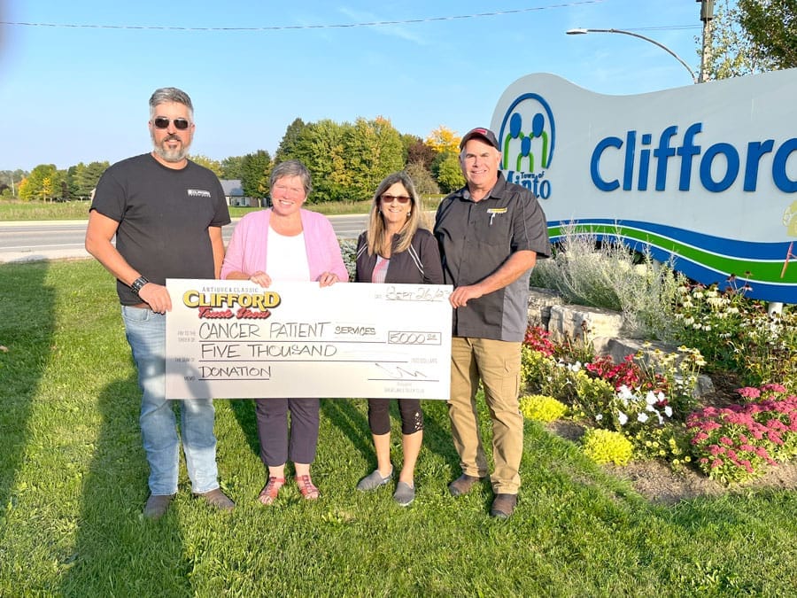 Clifford Antique and Classic Truck Show donates $5,000 to Mount Forest-based Cancer Patient Services post image