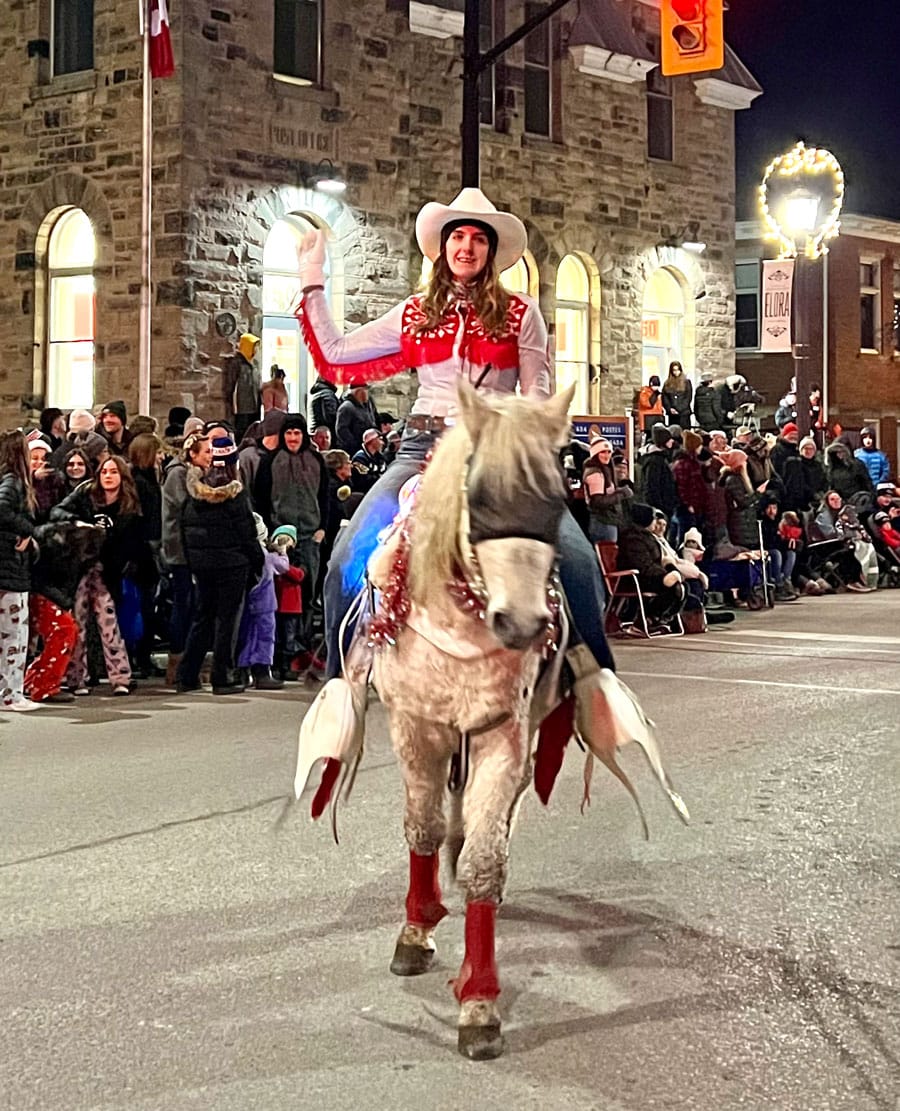 Elora’s Santa Claus parade raises over $200 for food bank post image