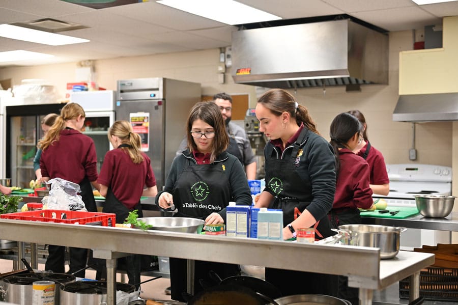 New after-school program helps high school students learn their way around the kitchen post image
