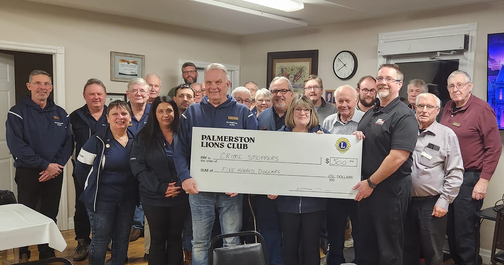 Palmerston Lions donate $500 to Crime Stoppers post image