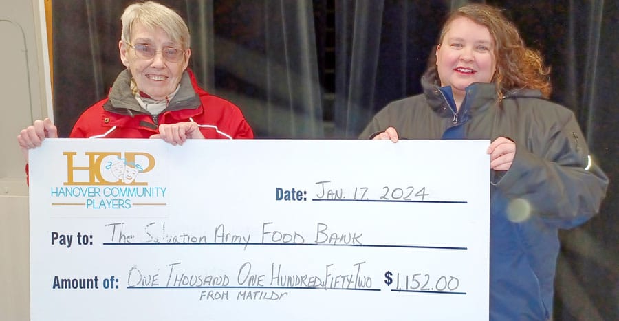 Hanover Community Players donate to Salvation Army Food Bank post image