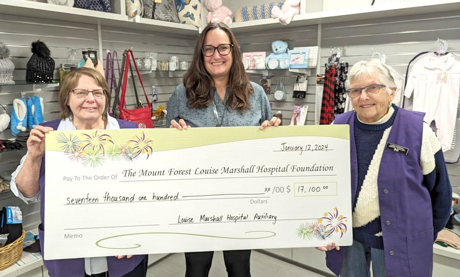Louise Marshall Hospital Auxiliary donates $17,100 post image