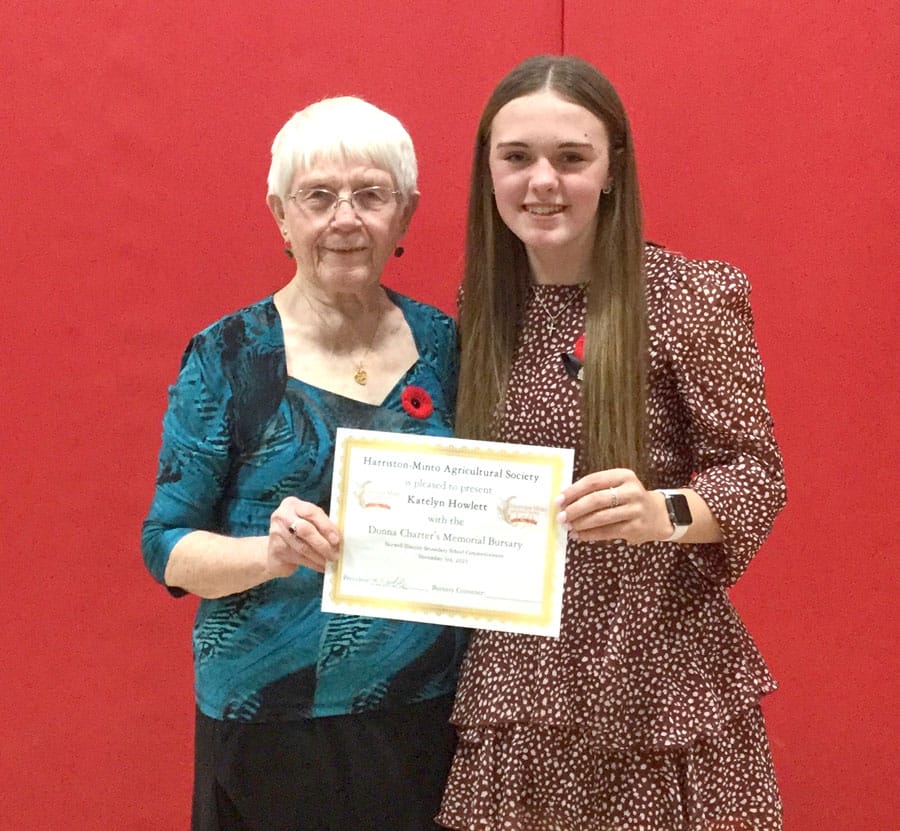 Harriston-Minto Agricultural Society awards 2023 Bursary post image