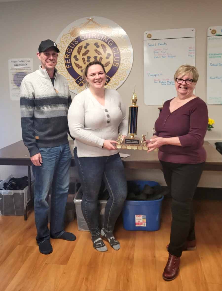 “Double Trouble” Mixed Doubles Bonspiel winners post image