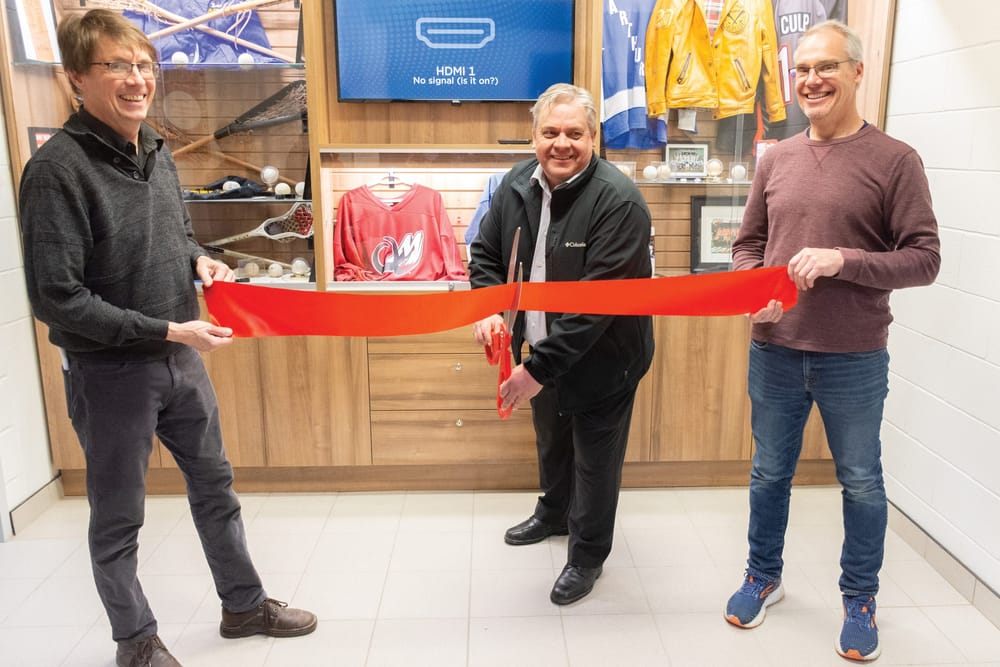 Lacrosse memorabilia on display in Arthur post image