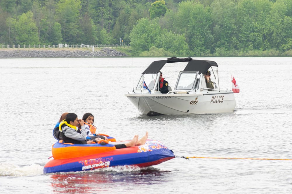 Wellington OPP’s marine unit hits the water over busy Belwood Lions Pike Derby weekend post image