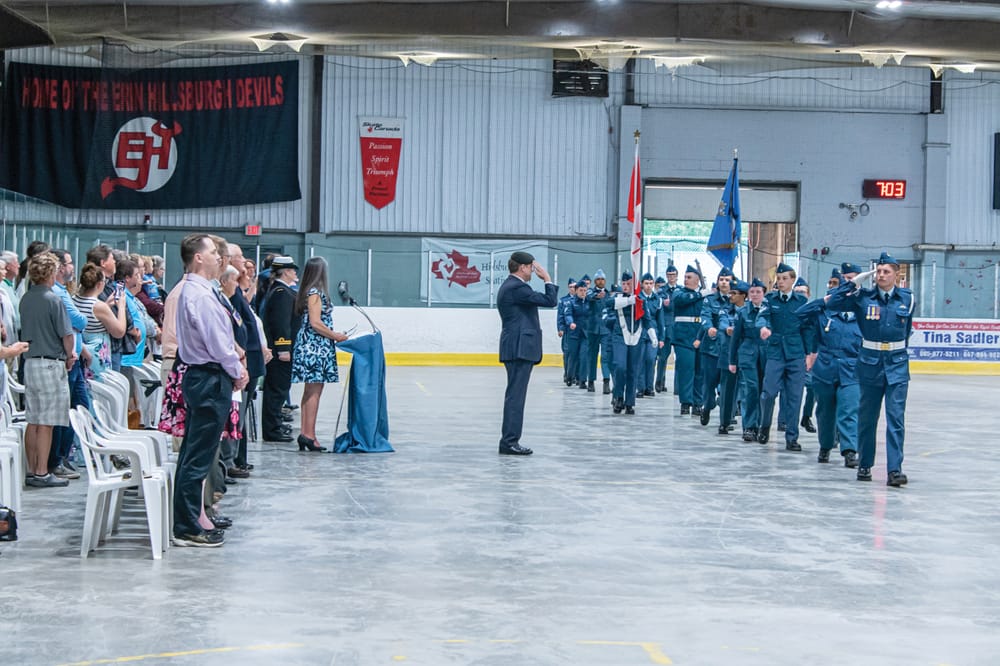 21st annual review ceremony for Erin Air Cadets post image