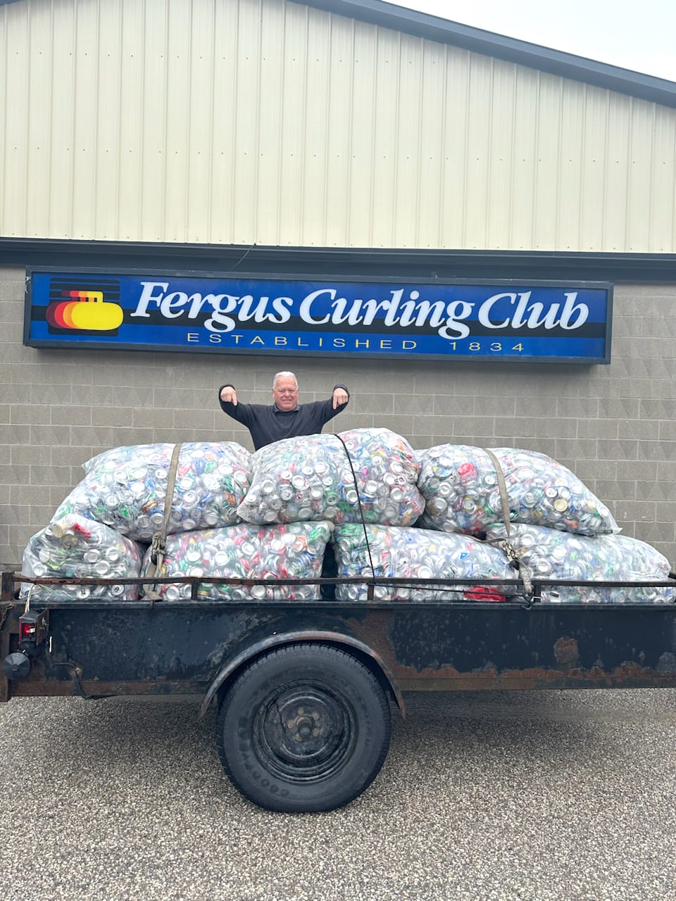Fergus Curling Club will  continue with bottle drive post image