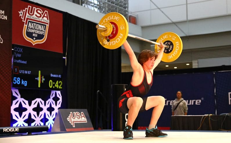 Tyler Cox wins youth weightlifting national championship post image