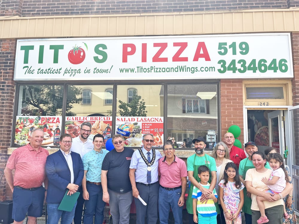 Celebrating the opening of Tito's Pizza post image