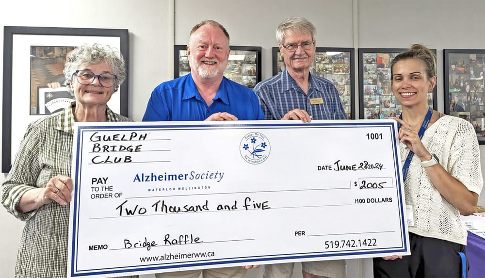 Raising money for Waterloo Wellington Alzheimer Society post image