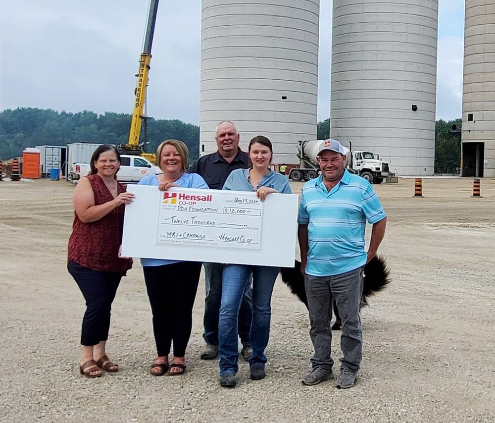 Hensall Co-op donates total of $12,000 to Palmerston MRI+ Campaign post image