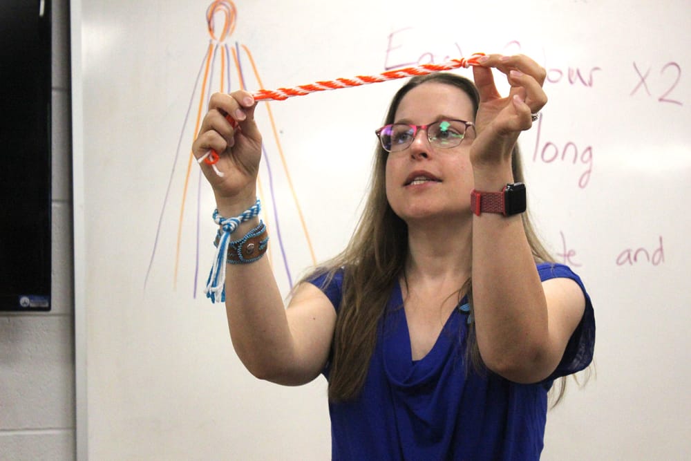 Grade 9 students learn traditional Indigenous skill for Truth and Reconciliation post image