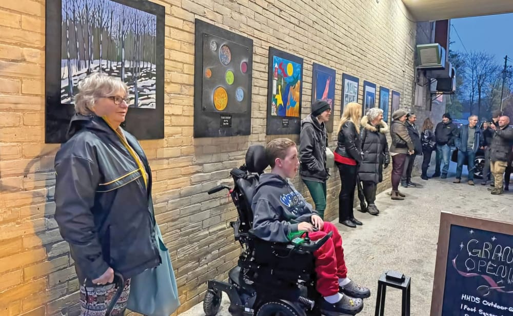 Mount Forest alley becomes outdoor art gallery thanks to team effort post image