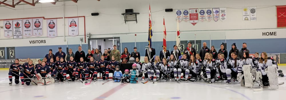 Grand River Mustangs honour veterans with annual Remembrance Day Classic hockey tournament post image