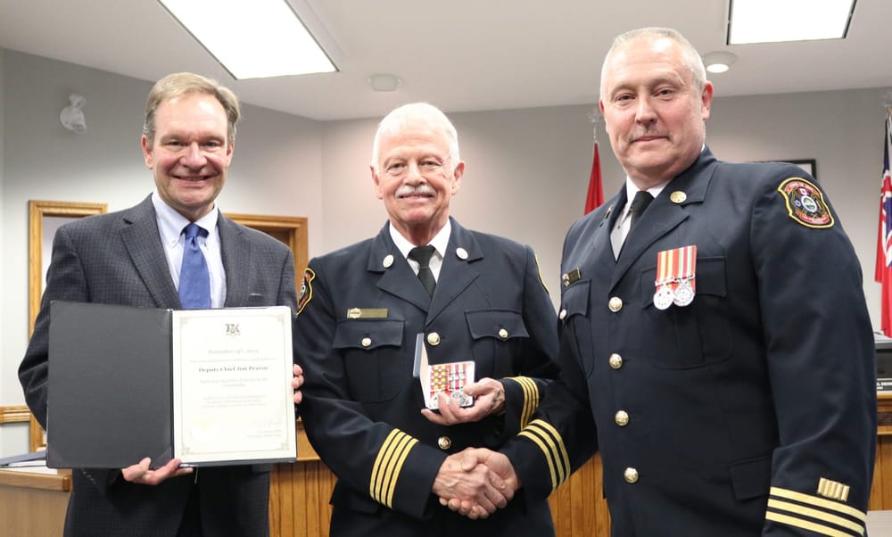 Erin's deputy fire chief Jim Peavoy recognized for 50 years of service post image