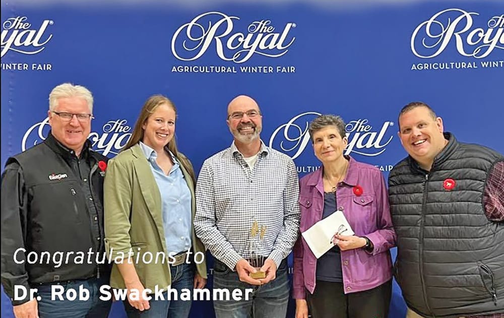 Veterinarian honoured for leadership in agricultural community post image