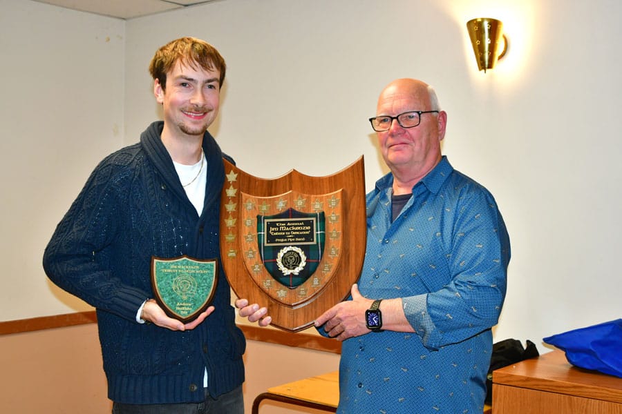 Festive celebration for the Fergus Pipe Band post image