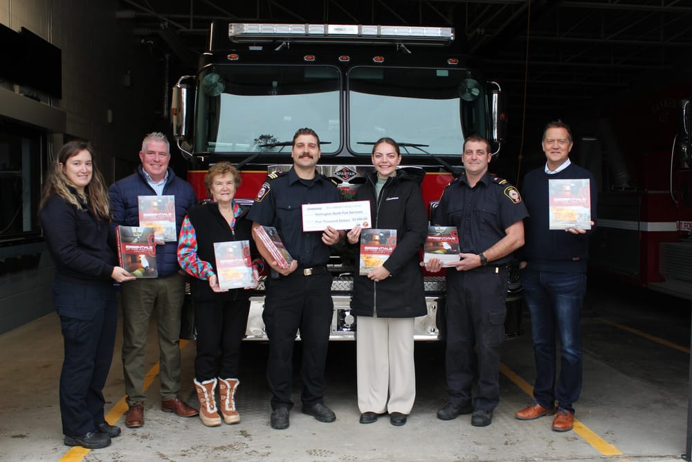 Enbridge Gas donates $5,000 worth of textbooks to Wellington North Fire Services post image