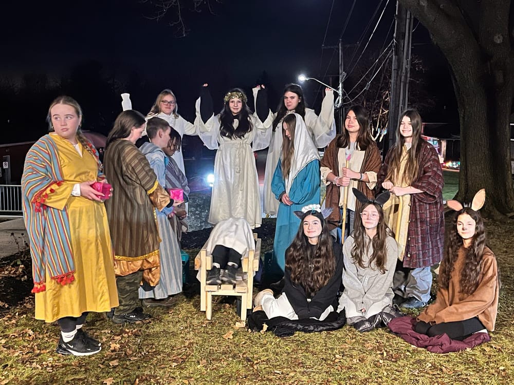 Live Nativity scene highlight at school concerts post image