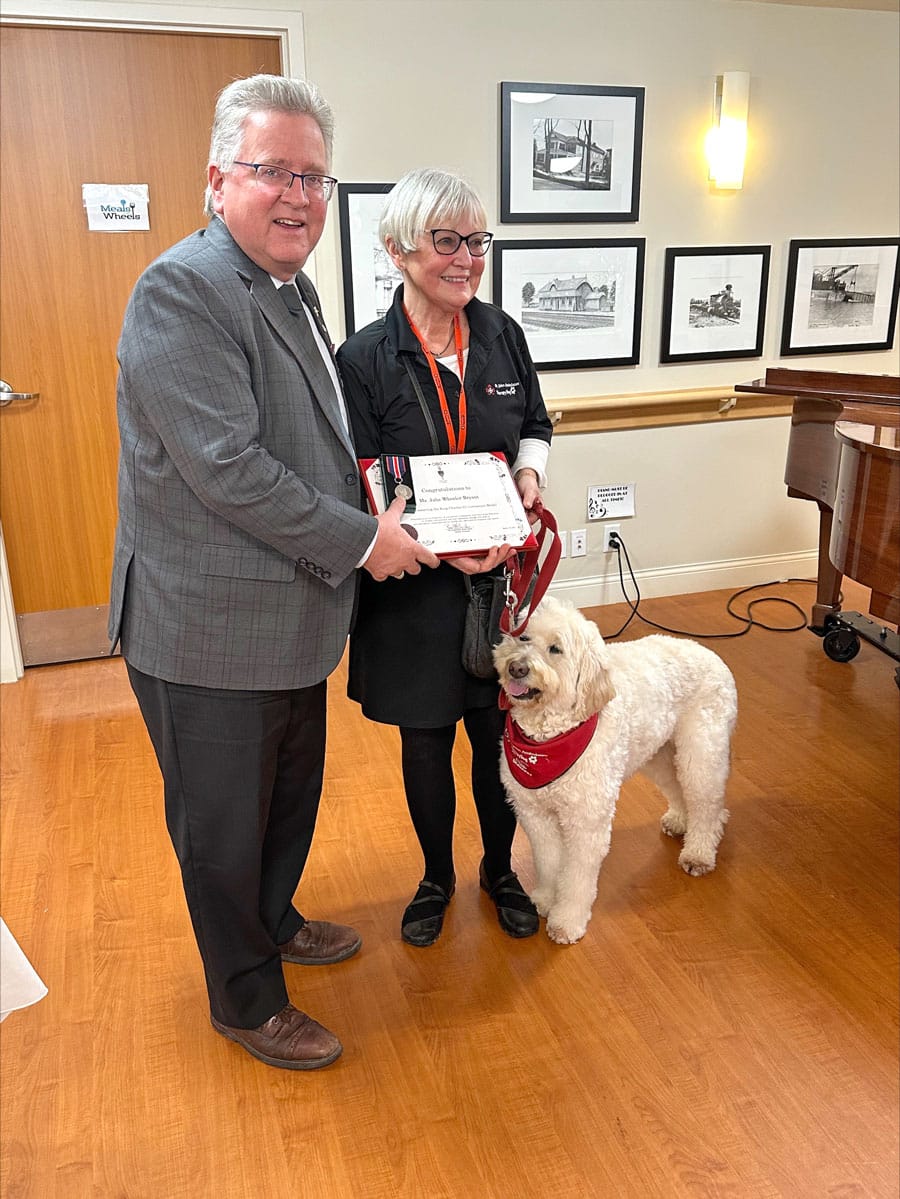 Wellington Terrace volunteers receive King Charles III Coronation Medals post image