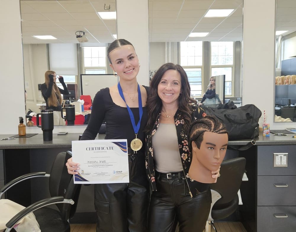 NDSS student wins gold at Regional Cosmetology Skills Competition post image