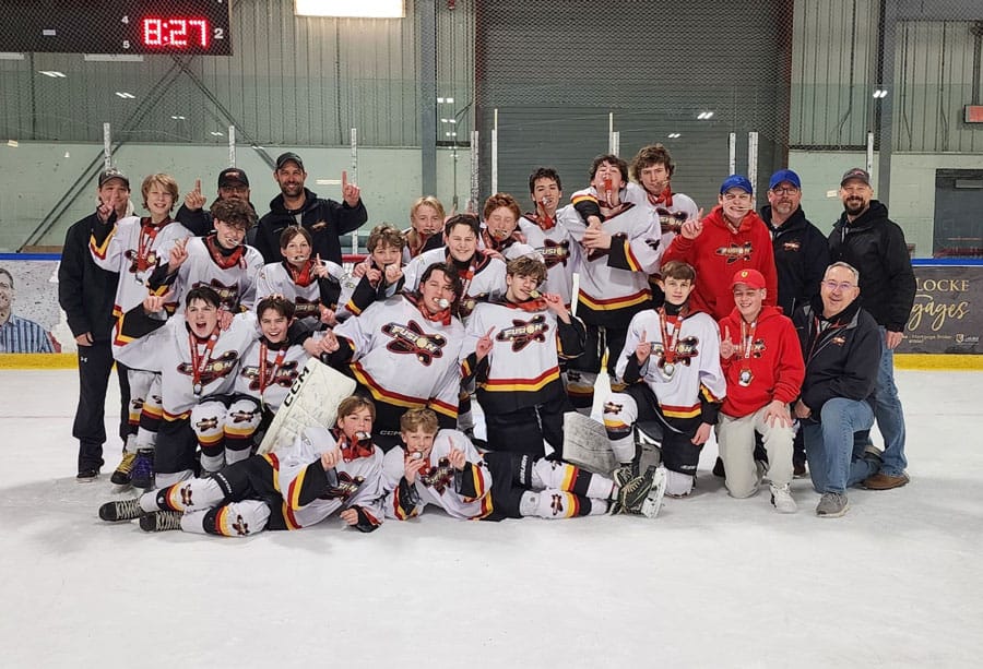 Centre Wellington Fusion U15 Select team celebrate first-place win post image