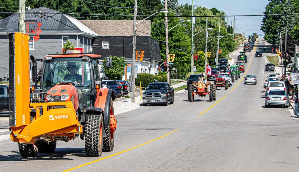 Erin Agricultural Society organizes tractor parade post image
