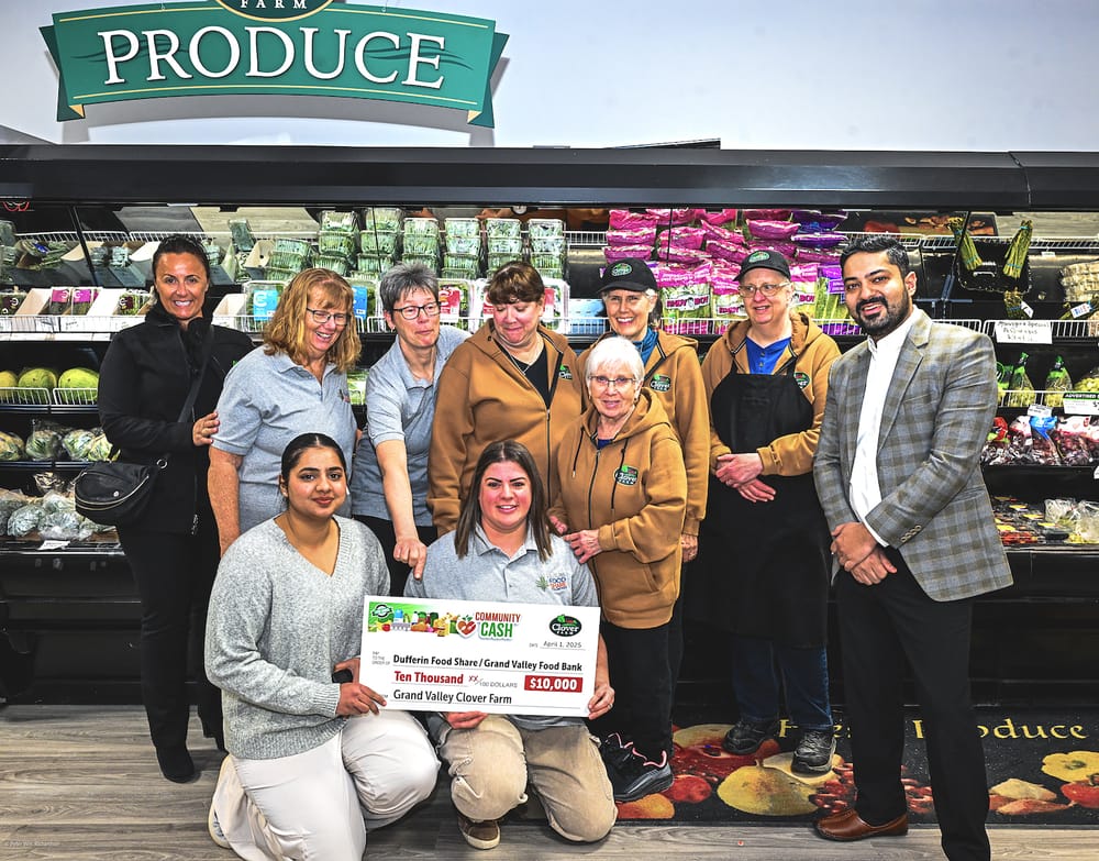 Grand Valley business donates to food bank post image