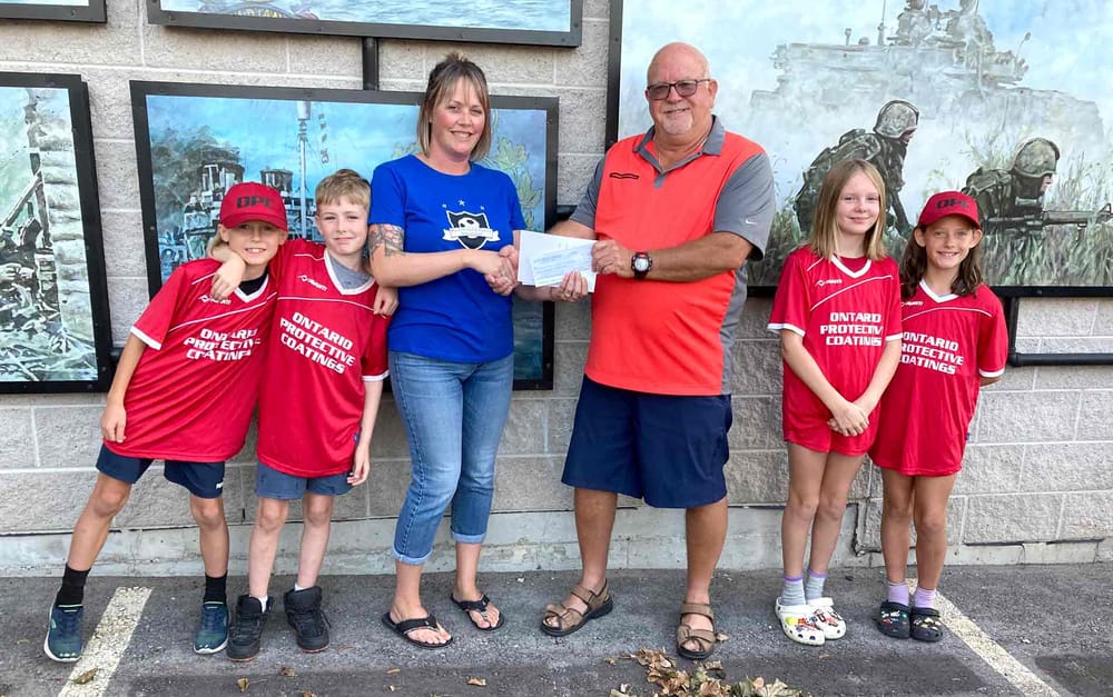 Mount Forest Soccer Association receives $1,500 cheque post image