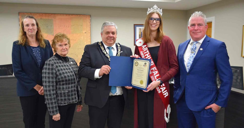 Wellington North council  congratulates Arthur Fall Fair ambassador Mikayla Humphrey post image
