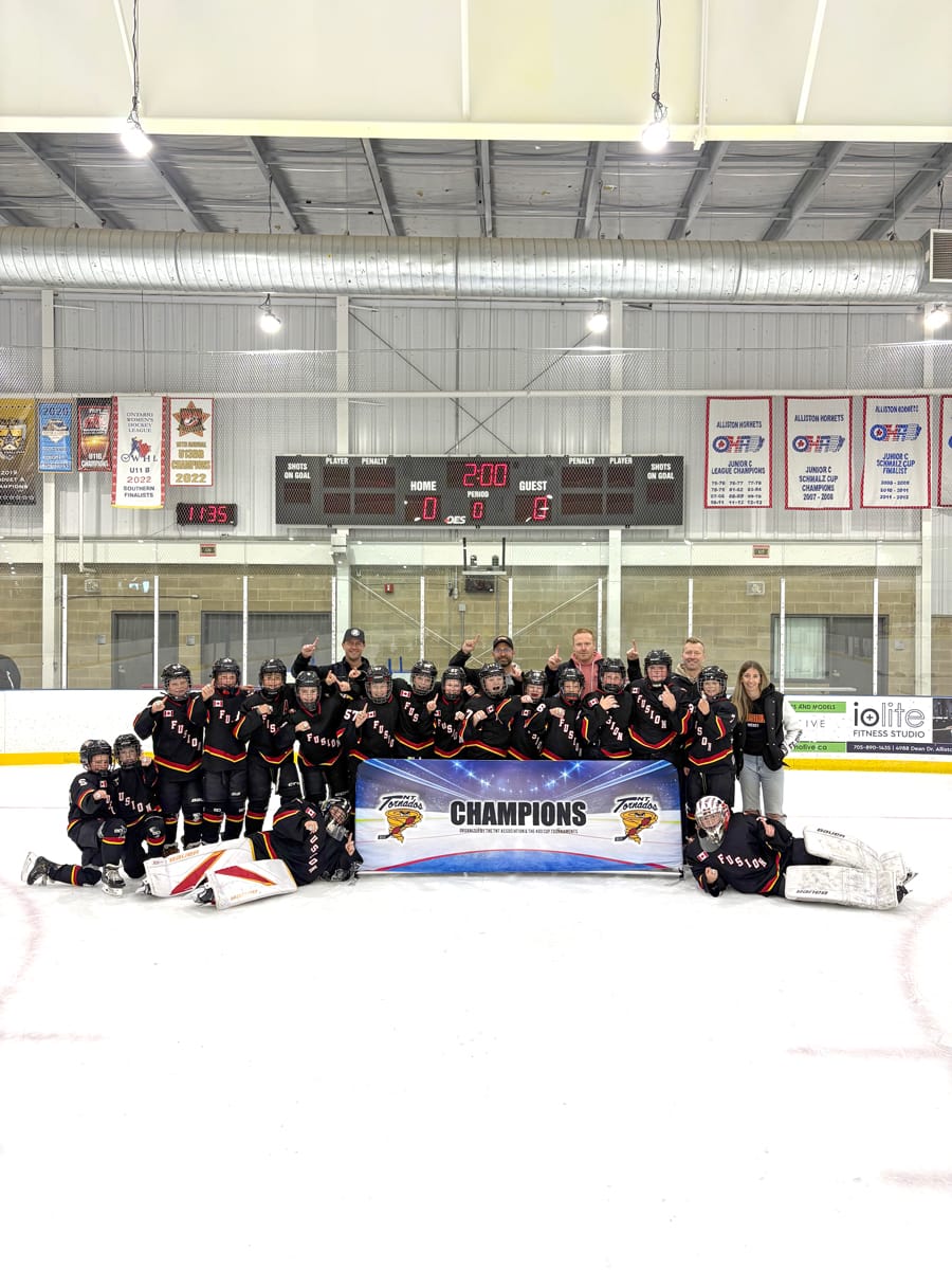 Centre Wellington Fusion U12AA team take home championship rings post image