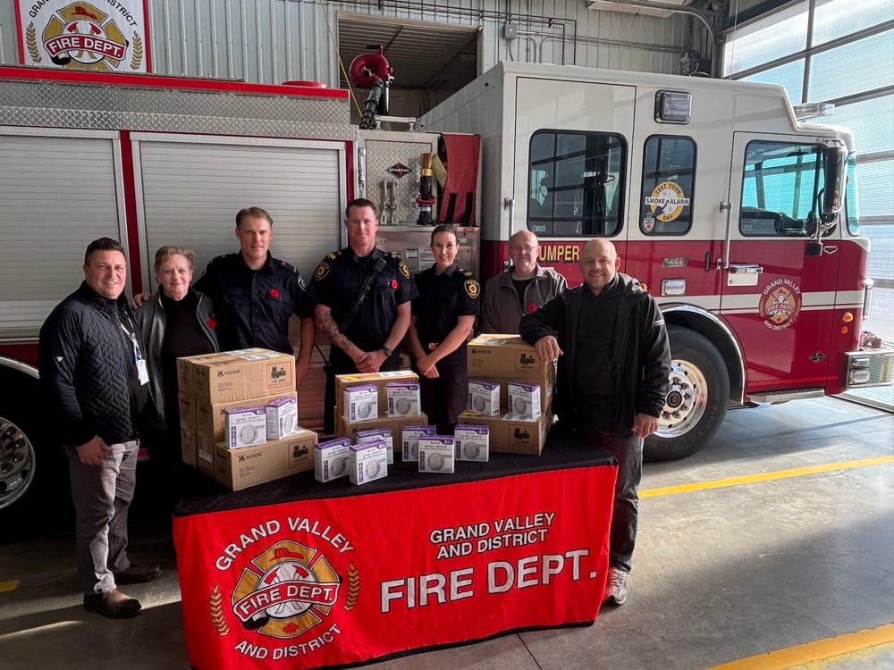 Enbridge, Grand Valley fire department partner on Safe Community Project Zero post image