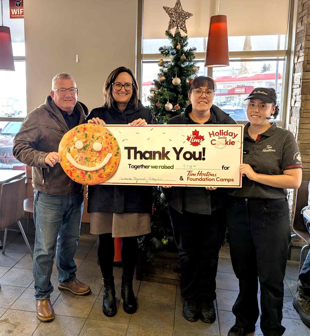 Tim Hortons Holiday Smile Cookies support Mount Forest hospital foundation post image