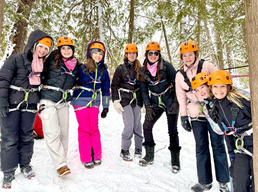 Centre Wellington drama club ziplines, rappells in Elora post image