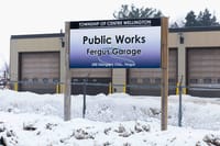 As the snow falls, the township hauls post image