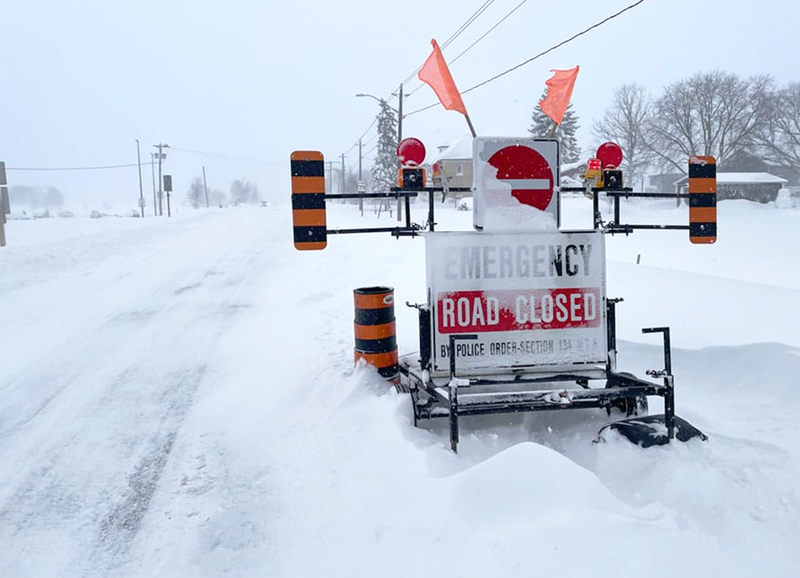 Ten-vehicle crash among many collisions during winter storm post image