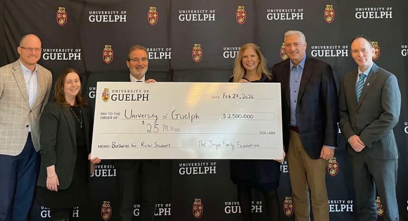 Gift from Joyce Family Foundation  creates bursaries for rural students post image