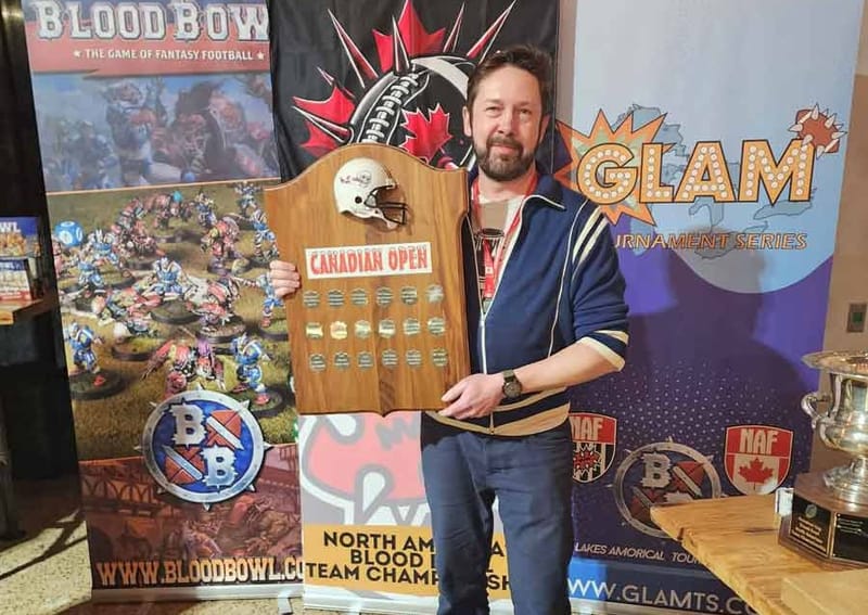 Elora man wins Canadian Open Blood Bowl Championship post image