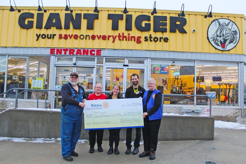 Clifford Rotary Club donates to Perth County Dairy Producers Committee post image