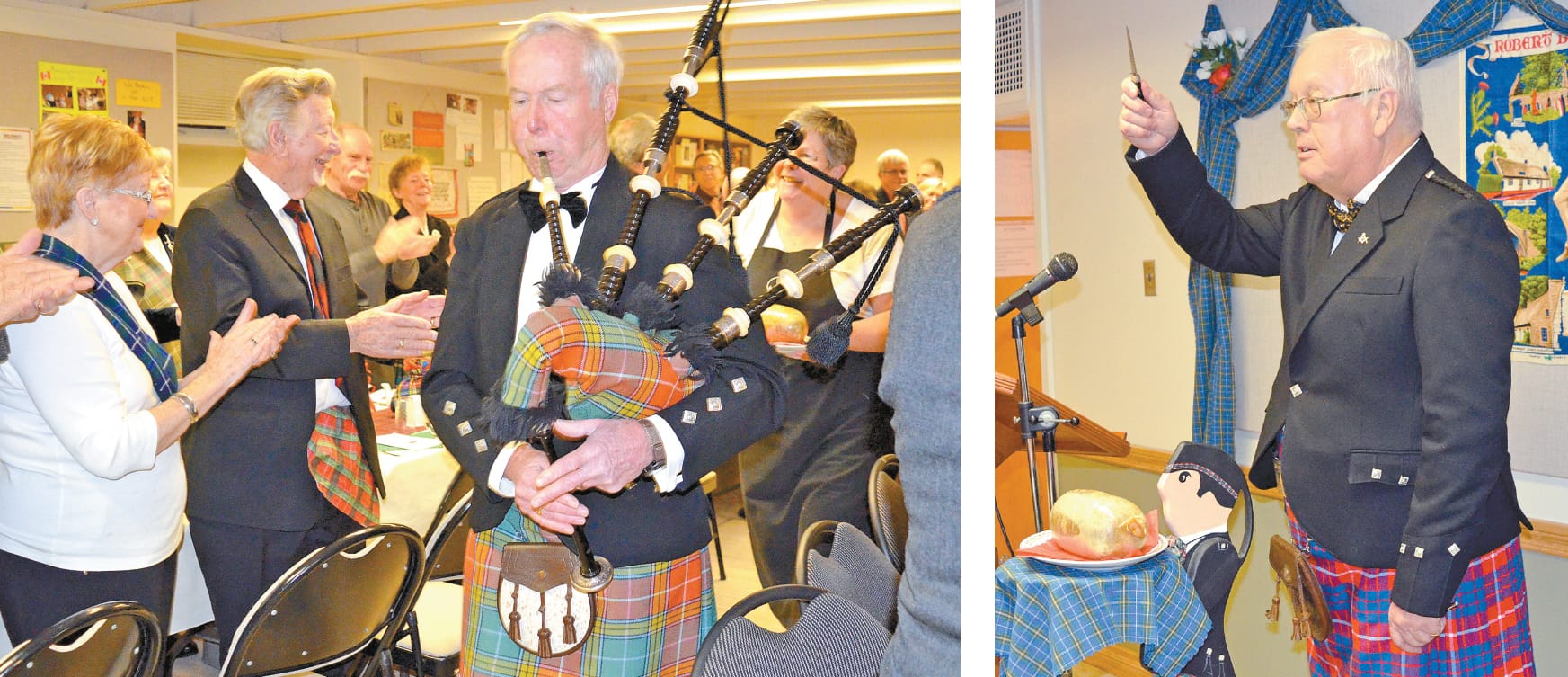 Tribute to Scottish bard Robbie Burns in Hillsburgh