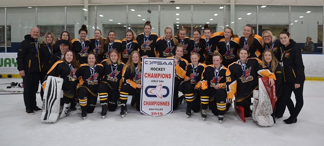 Falcons make history with OFSAA hockey championship