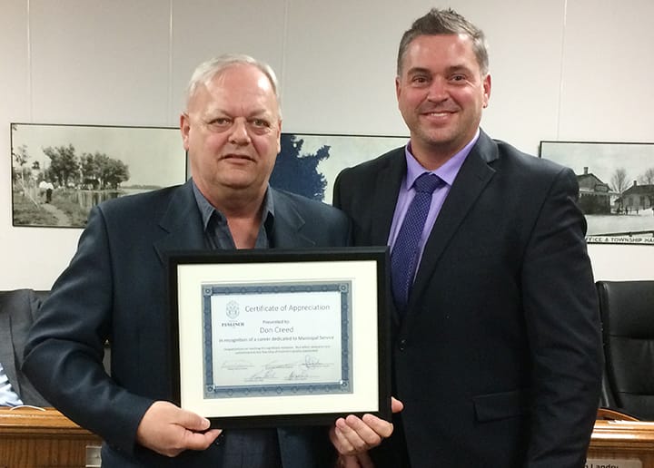 Creed retires as public works, parks director