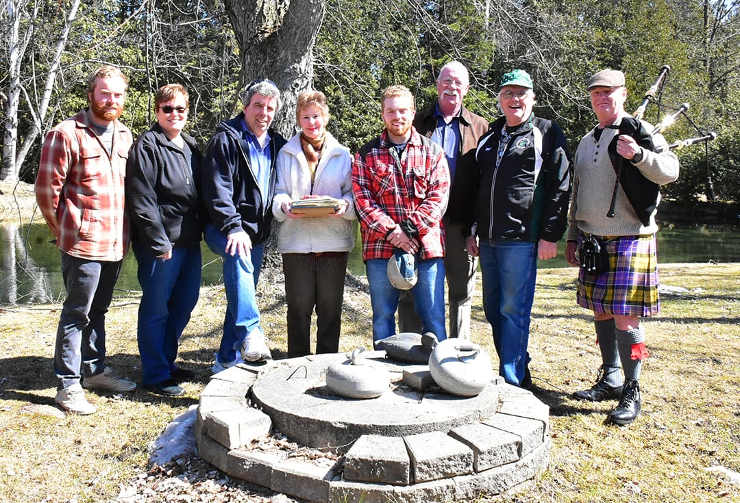 Stubby’s winning curling stones donated to Fergus club