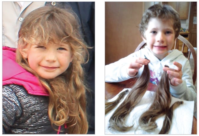 Local youth  donates her hair to Wigs for Kids